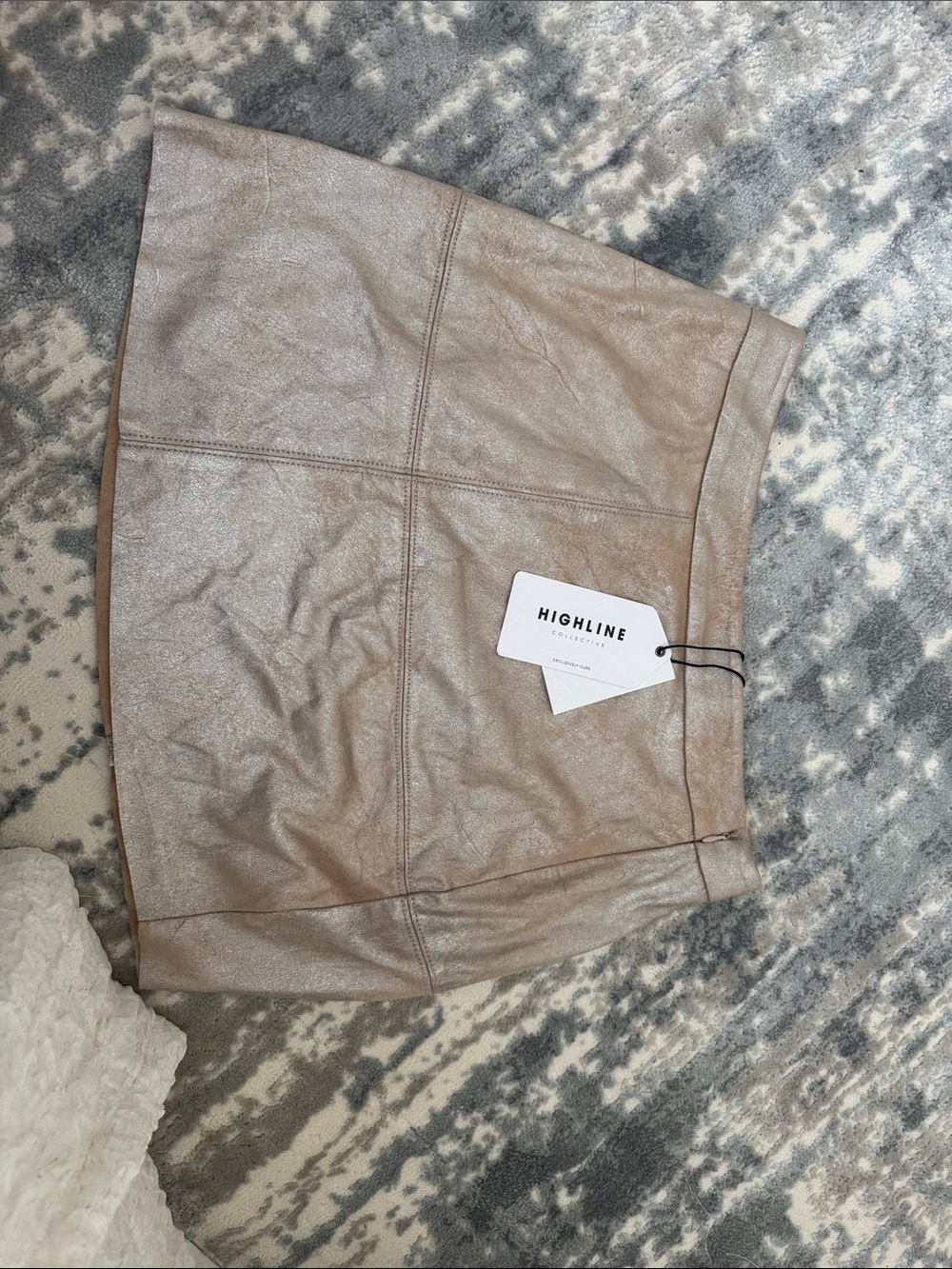 Highline Taupe Mini Skirt